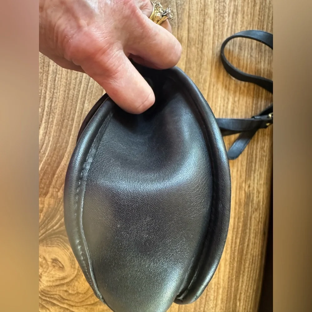 Vintage Coach Post Pouch Bag in Black